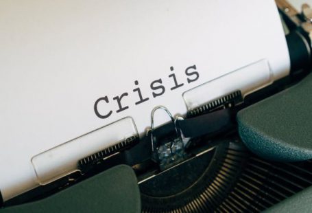 Crisis Management Plan - White Paper On A Vintage Typewriter